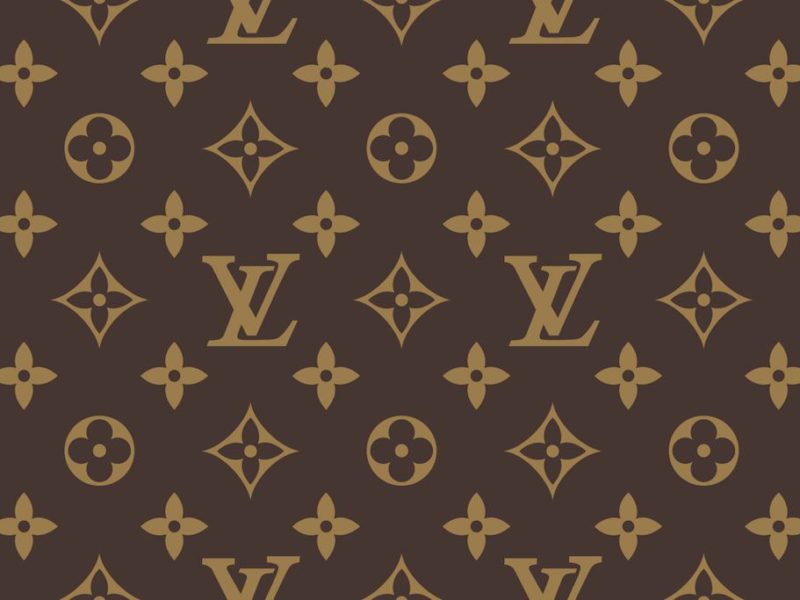 Louis Vuitton Logo Stencil Pattern - Clipart & Vector Design