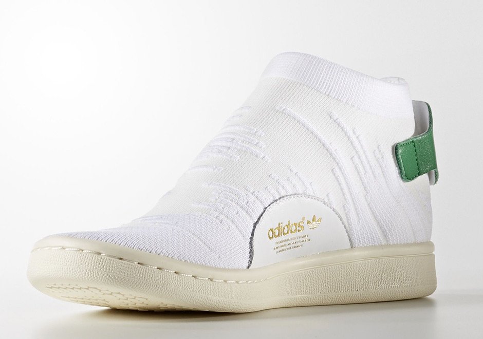 adidas-stan-smith-sock-primeknit-white-green-3 |