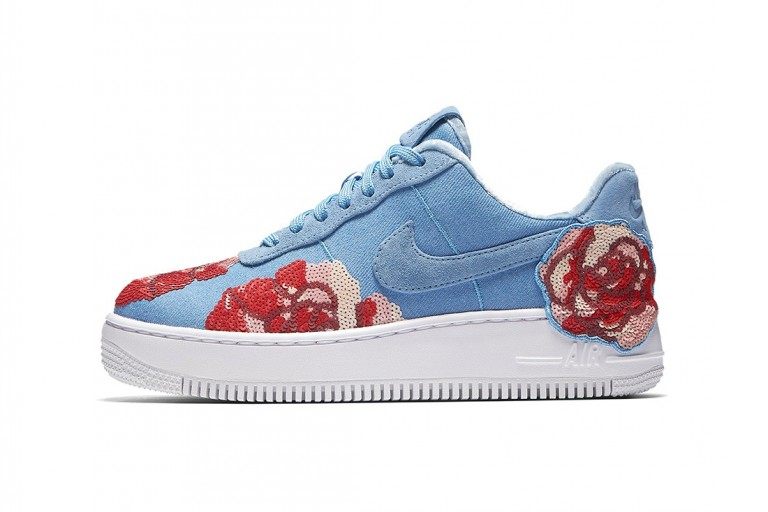nike with flower on side