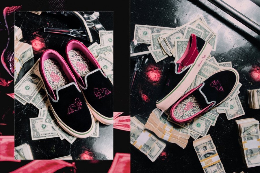 vans sinners club slip on