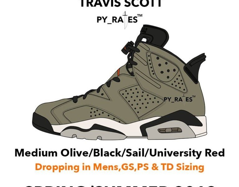 jordan 6 travis scott lanzamiento