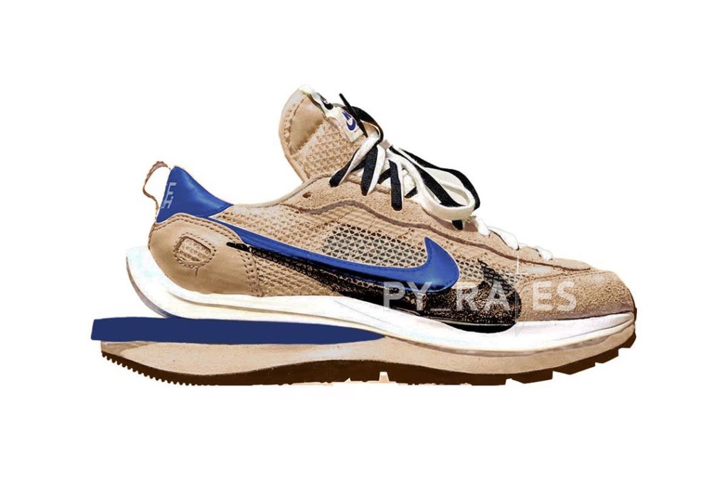 sacai nike vaporwaffle sesame