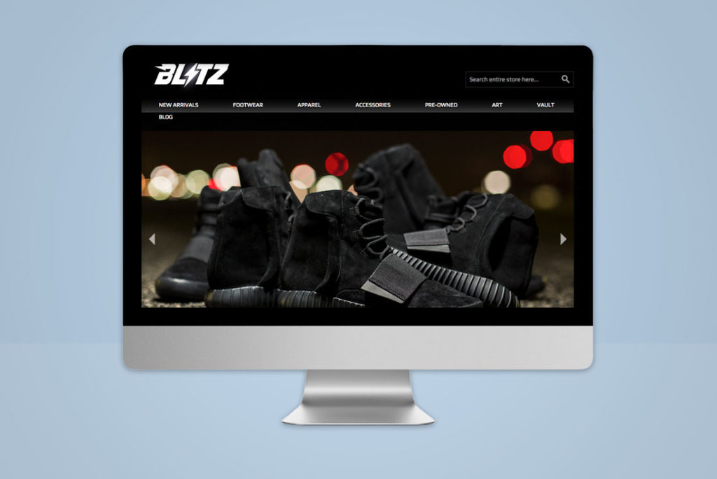 Sneaker resell simulator. Project Blitz Sneakers.