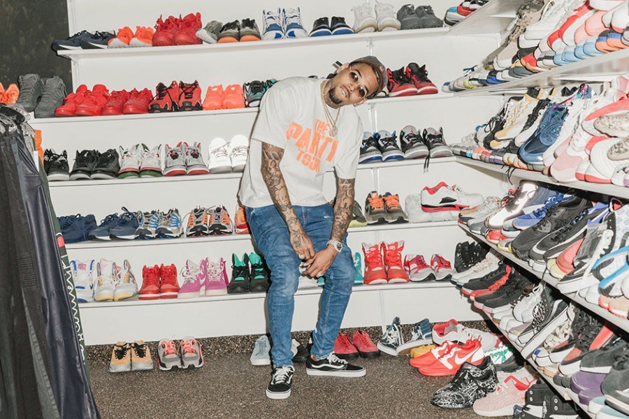 El closet de Chris Brown: el verdadero holy grail de los sneakerheads