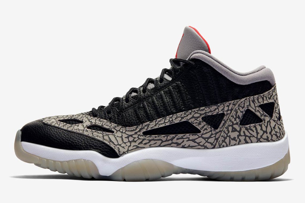 El Air Jordan XI IE Low se viste de 'Black Cement' | Desempacados