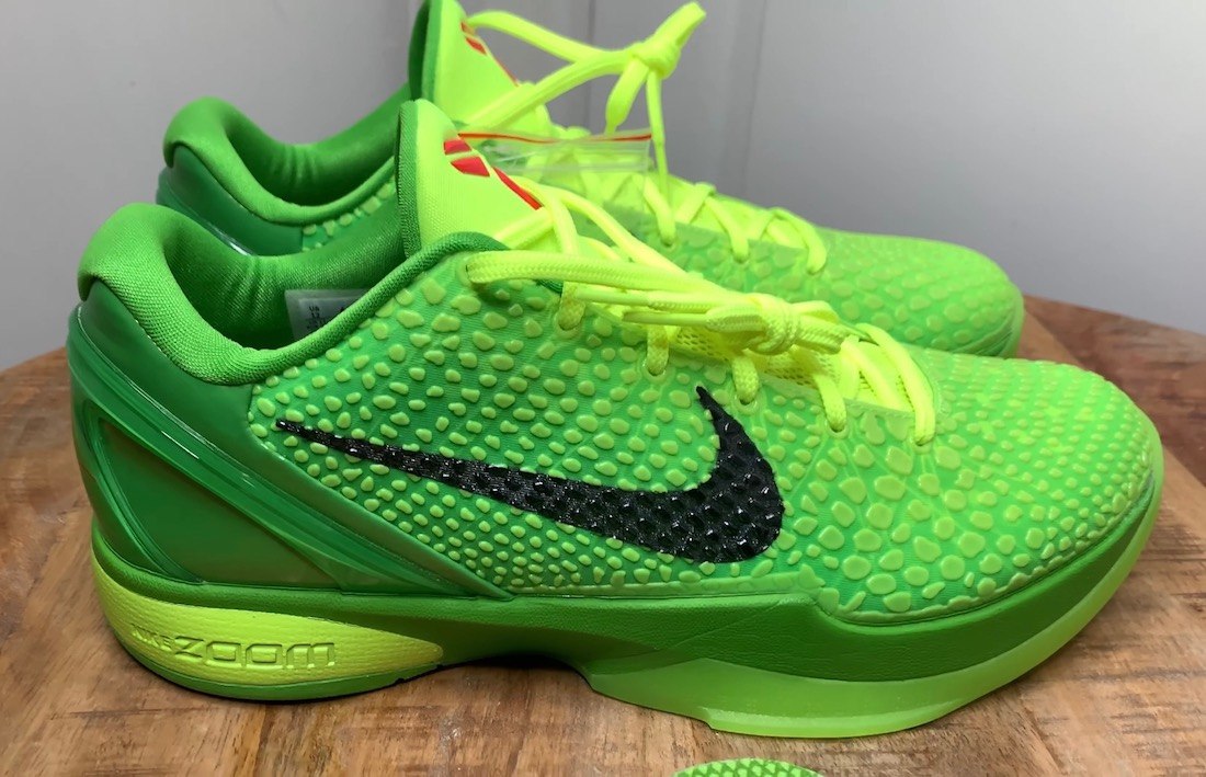 Nike Zoom Kobe 6 en su versión "Grinch" | Desempacados