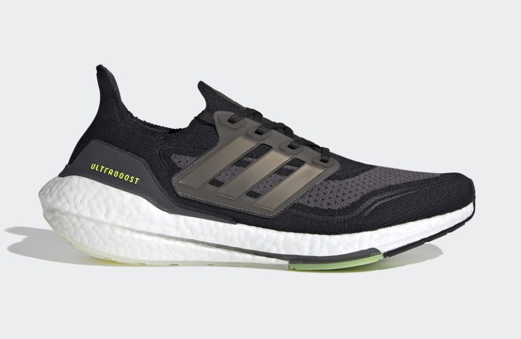 adidas ultra boost 21 black white