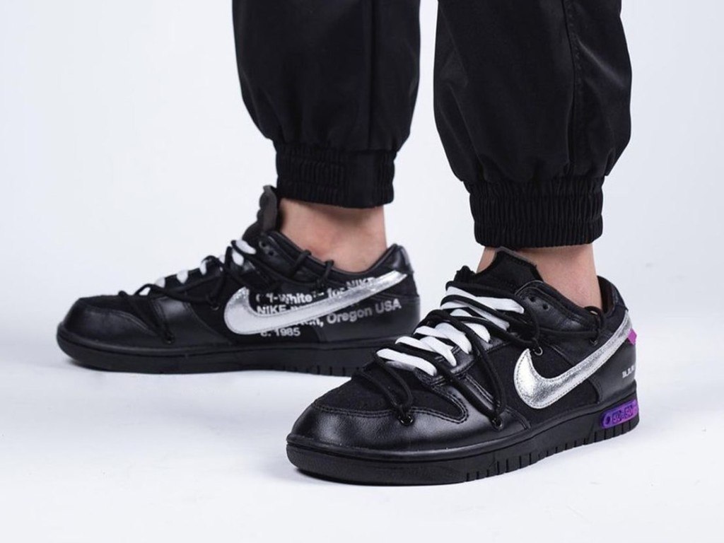 off white dunk the 50 on feet