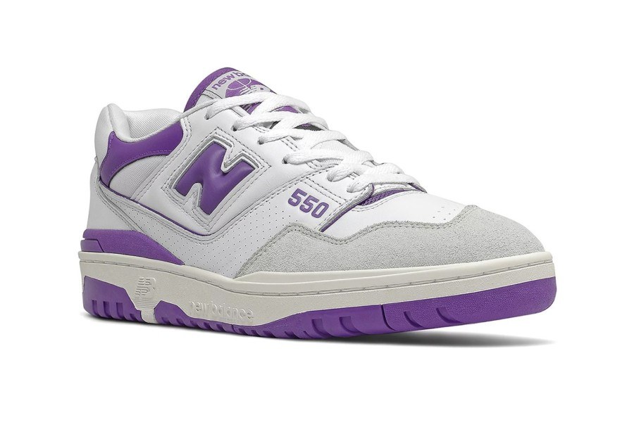 El New Balance 550 llega en una combinaciÃ³n 'Purple & White' | Desempacados