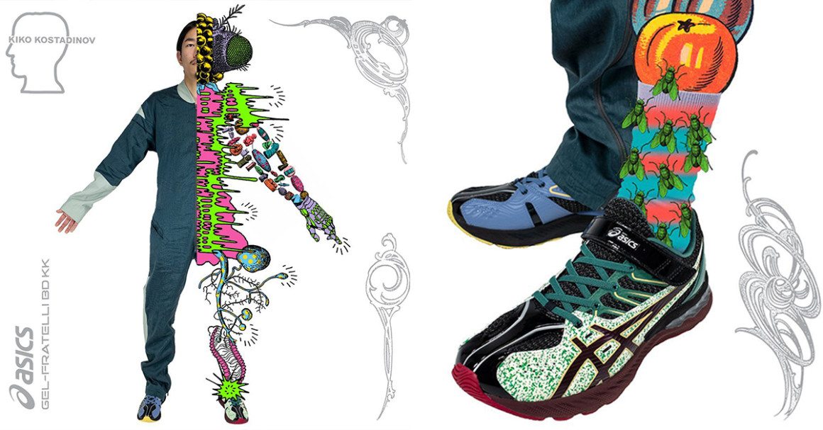 大人気即納 Kiko kostadinov Brain dead Asics ロンT 通販安い