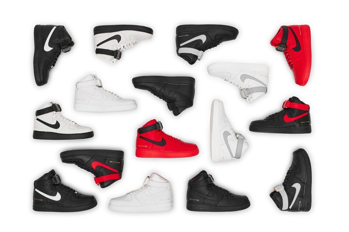 ALYX presenta colección completa Nike Air Force 1 | Desempacados