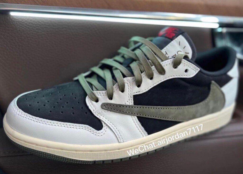 Desempacadostravis Scott Air Jordan 1 Low Og Olive 3 Desempacados