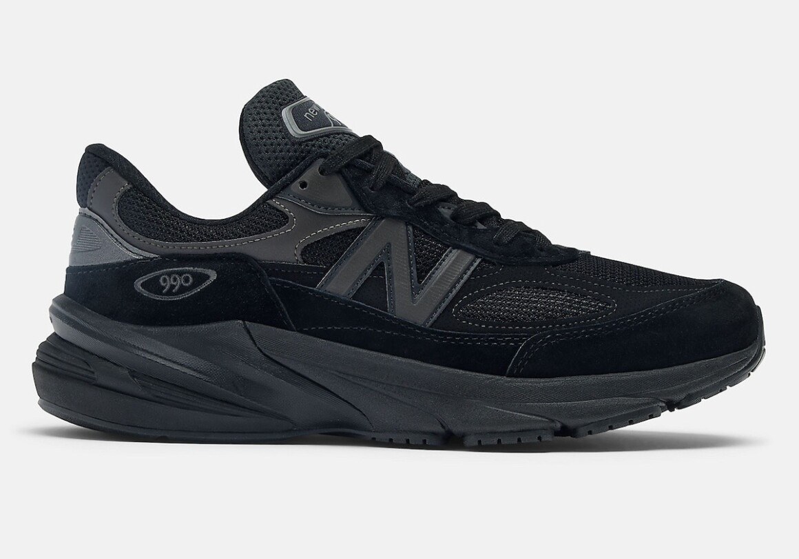 El New Balance 990v6 Made In USA Se Cubre De Triple Black Desempacados